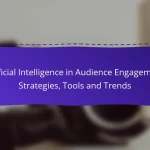 Artificial Intelligence in Audience Engagement: Strategies, Tools and Trends