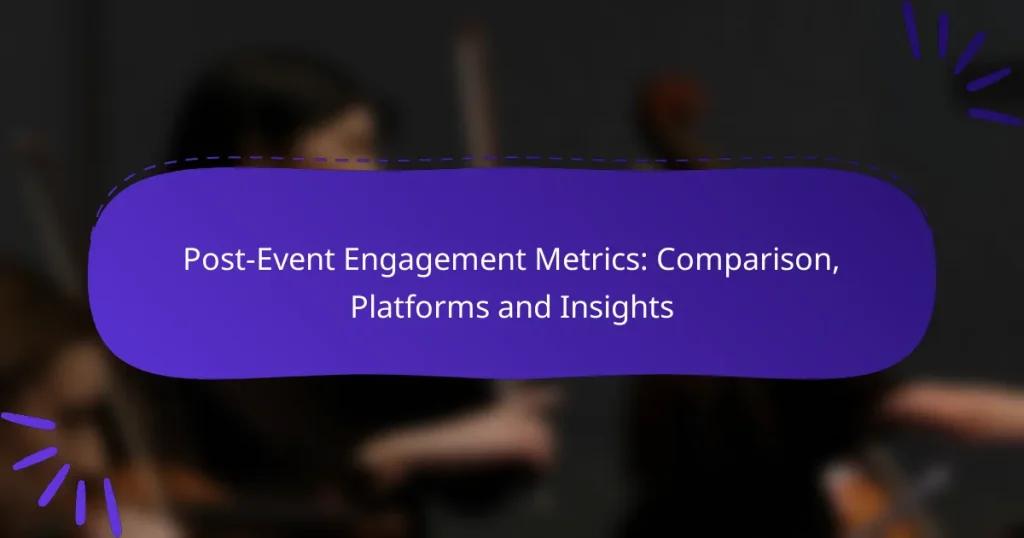 Post-Event Engagement Metrics: Comparison, Platforms and Insights