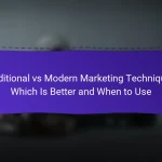 Traditional vs Modern Marketing Techniques: Which Is Better and When to Use